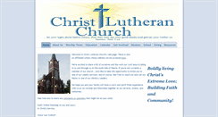 Desktop Screenshot of christlutheranpeo.org